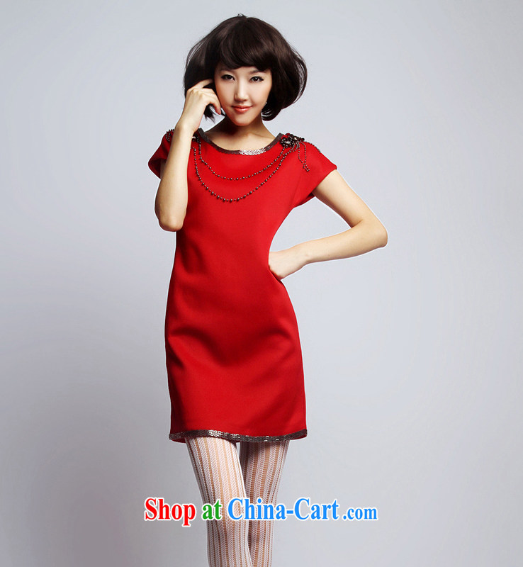 Mr Chau Tak-hay, Mr toast clothing red bridal dresses small European Big nails Pearl dresses red XL/170 pictures, prices, brand platters! Elections are good character, the national distribution, so why buy now enjoy more preferential! Health