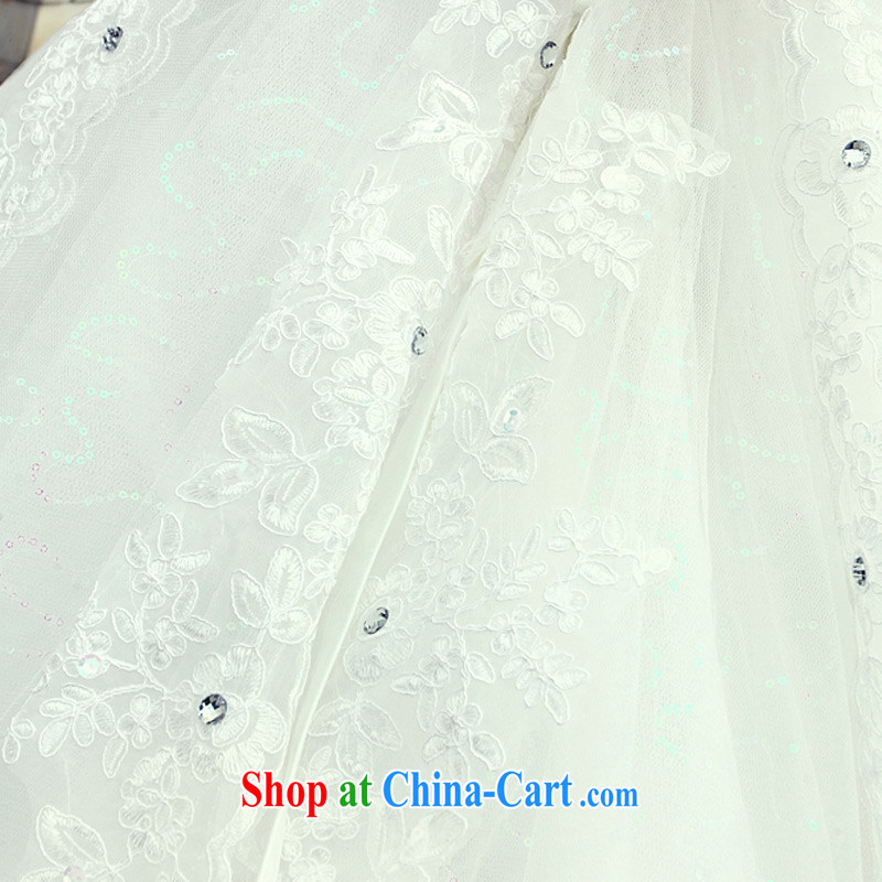 The wedding new Korean Princess Mary Magdalene chest sweet Deluxe Big-tail 735 wedding M, a bride, shopping on the Internet