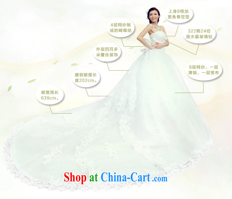 The wedding new Korean Princess Mary Magdalene chest sweet Deluxe Big-tail 735 wedding M pictures, price, brand platters! Elections are good character, the national distribution, so why buy now enjoy more preferential! Health