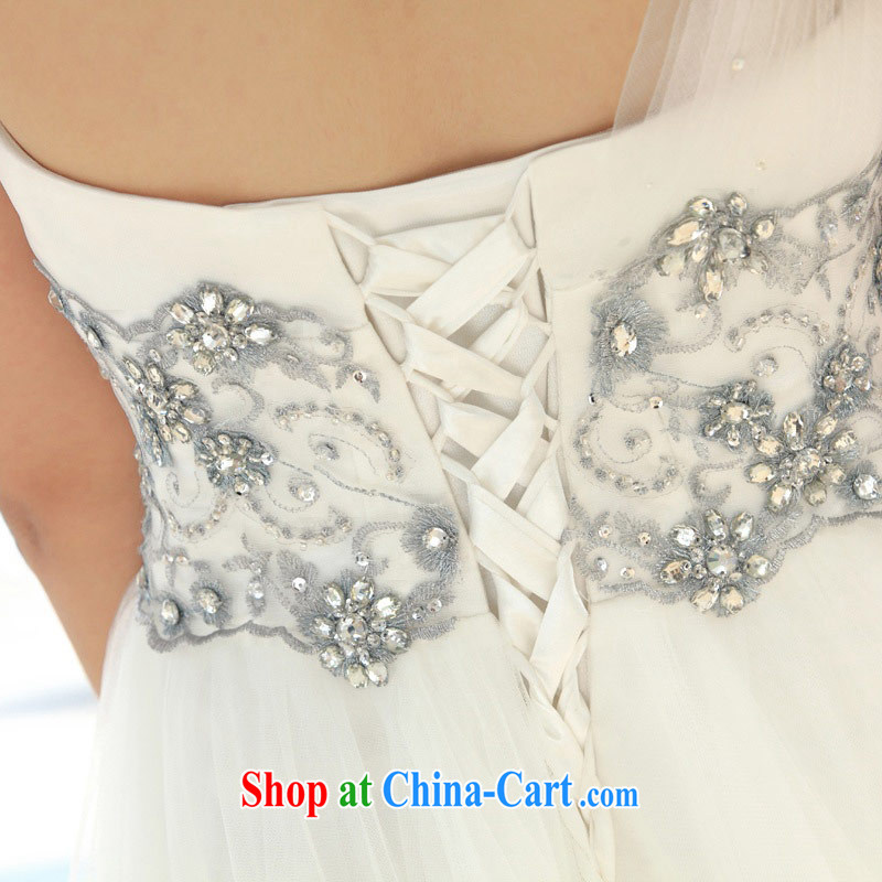 The bride's Simple single-piece wedding and noble-Korean small-tail wedding 851 L, the bride, and shopping on the Internet