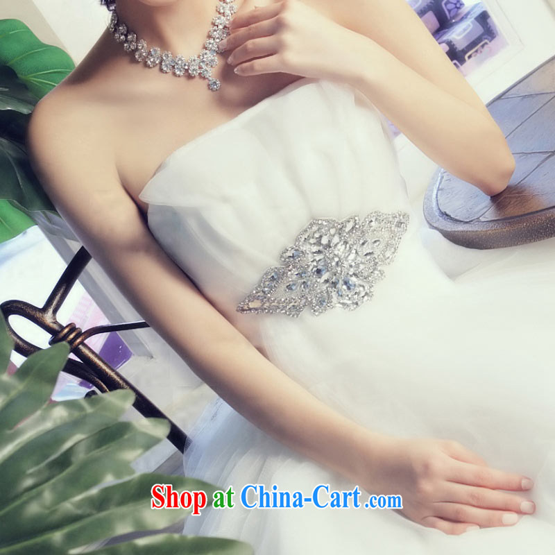 The bride's new Korean version with wedding sweet Princess Mary Magdalene chest wedding 830 L, the bride, shopping on the Internet