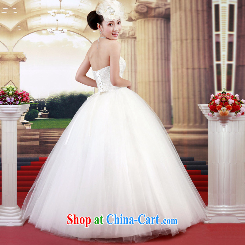 The bride's Korean version wiped chest Princess sweet Korean-style with tie wedding 717 M, the bride, shopping on the Internet