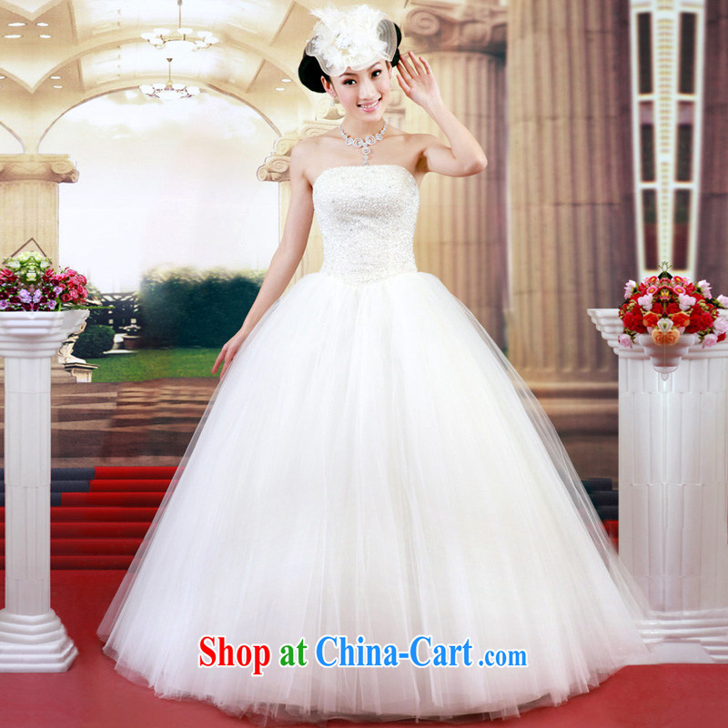 The bride's Korean version wiped chest Princess sweet Korean-style with tie wedding 717 M, the bride, shopping on the Internet