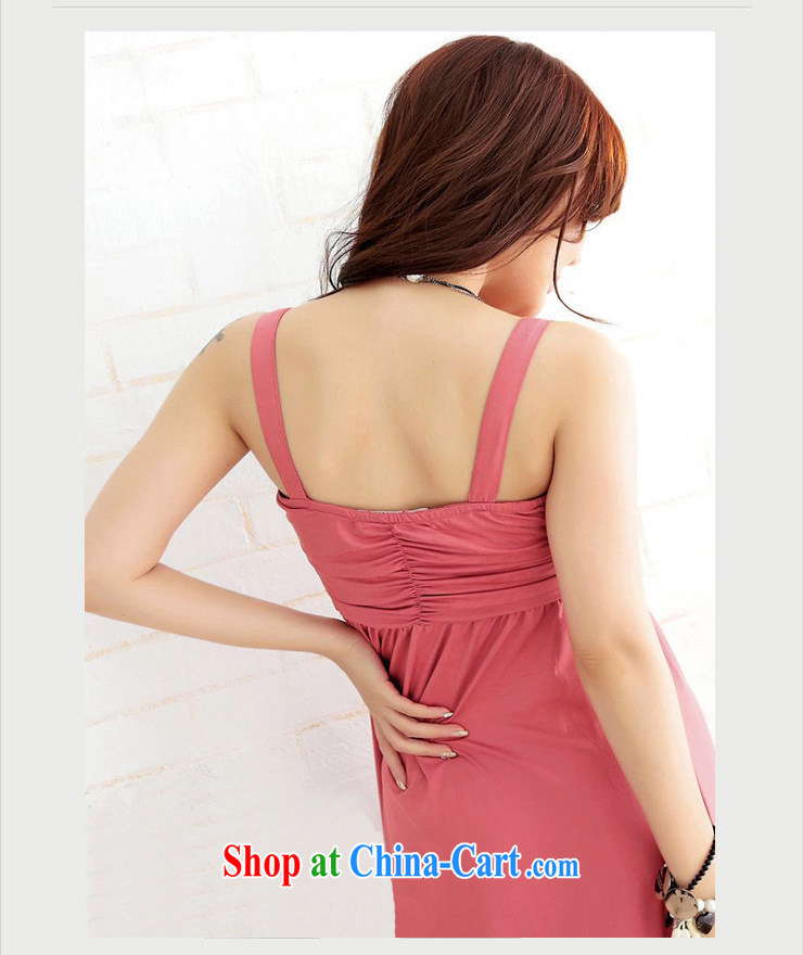 The Parting long Solid Color straps dress 2015 Korean version of the new, annual banquet moderator bows show beauty dress 4015 pink XL pictures, price, brand platters! Elections are good character, the national distribution, so why buy now enjoy more preferential! Health
