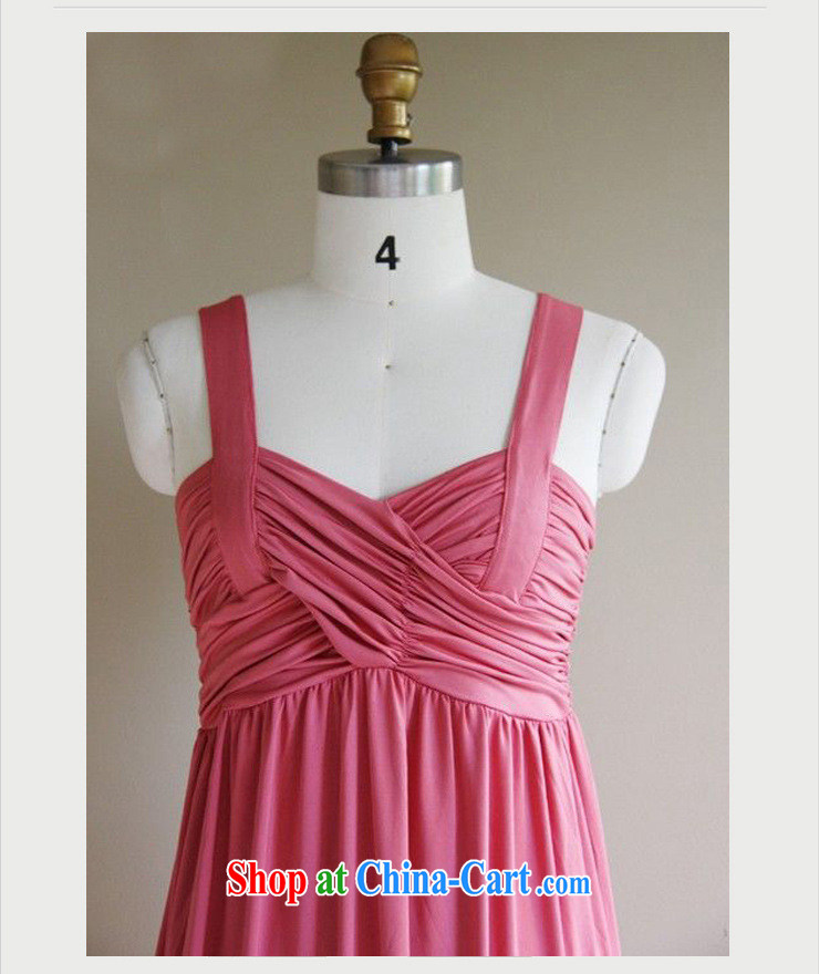 The Parting long Solid Color straps dress 2015 Korean version of the new, annual banquet moderator bows show beauty dress 4015 pink XL pictures, price, brand platters! Elections are good character, the national distribution, so why buy now enjoy more preferential! Health