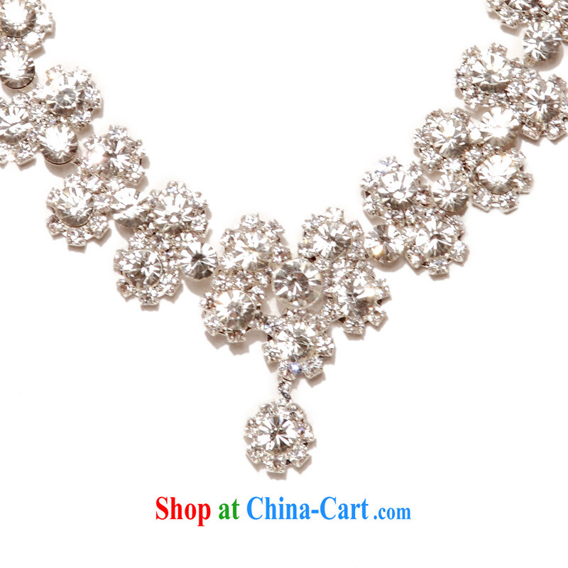 The bridal suite link wedding jewelry new Korean-style necklace wedding accessories bridal necklace 053 silver, a bride, and shopping on the Internet