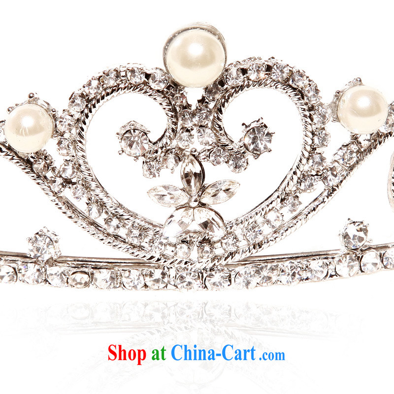 The bride's bridal headdress bridal accessories bridal jewelry and wedding jewelry wedding Crown 086 silver, a bride, and shopping on the Internet