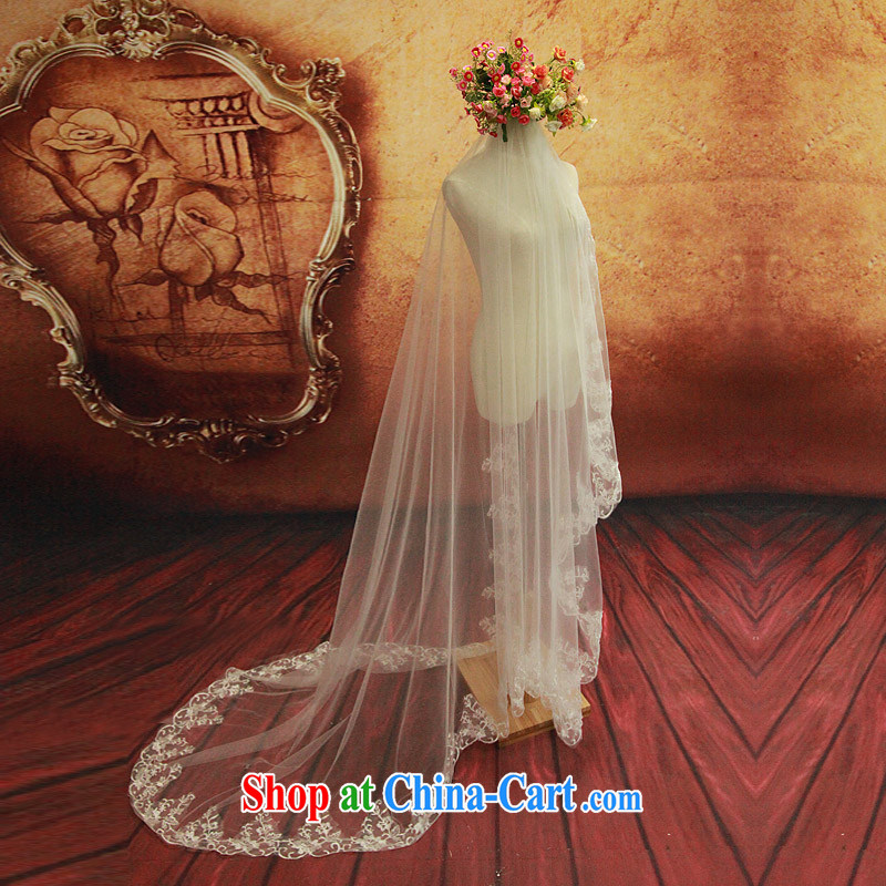 The bride's long head yarn bridal and legal standard and legal 027 about 3 M m White, a bride, shopping on the Internet