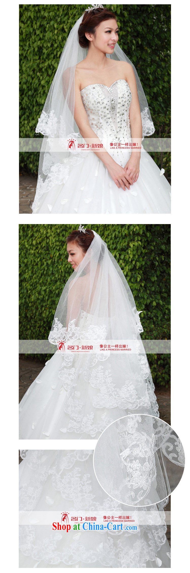 The bride's upscale bridal head yarn | wedding dresses and Long Head yarn 057 white white pictures, price, brand platters! Elections are good character, the national distribution, so why buy now enjoy more preferential! Health