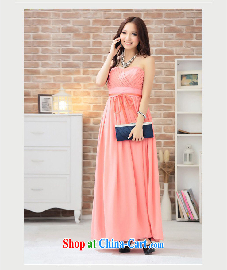 The Parting long high-waist style dress women 2015 Korean version of the new, annual banquet moderator softness dresses 4240 apricot XL pictures, price, brand platters! Elections are good character, the national distribution, so why buy now enjoy more preferential! Health