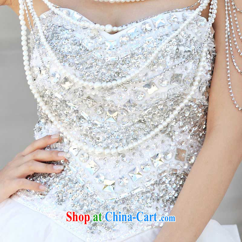 The bride's wedding dresses Korean Princess sweet wedding new large tail wedding 949 L, the bride, shopping on the Internet