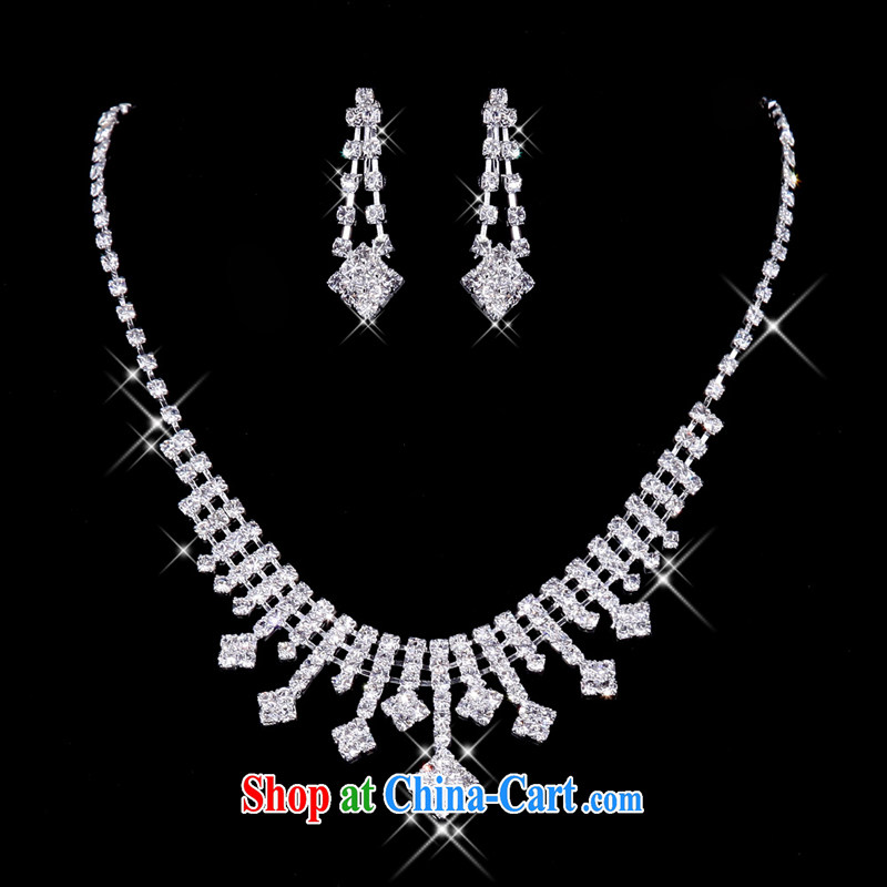 The bridal jewelry wedding jewelry bridal suite link Korean set link wedding accessories 3 piece suites Crowne Plaza 032 + 063 Kit link, a bride, and shopping on the Internet