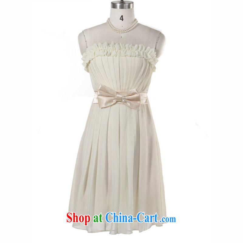 The Parting short, elegant Bow Tie bare chest small dress 2015 Korean wedding banquet hosted bridesmaid flouncing wedding dress sisters 4270 light purple XL, the small town, and, shopping on the Internet