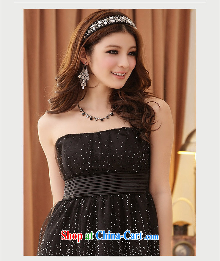 The heartrending Super Star Internet yarn small dress 2015 Korean version of the new, shorter, theatrical sister Princess Mary Magdalene by chest-waist dress dress 4284 black XXXL pictures, price, brand platters! Elections are good character, the national distribution, so why buy now enjoy more preferential! Health
