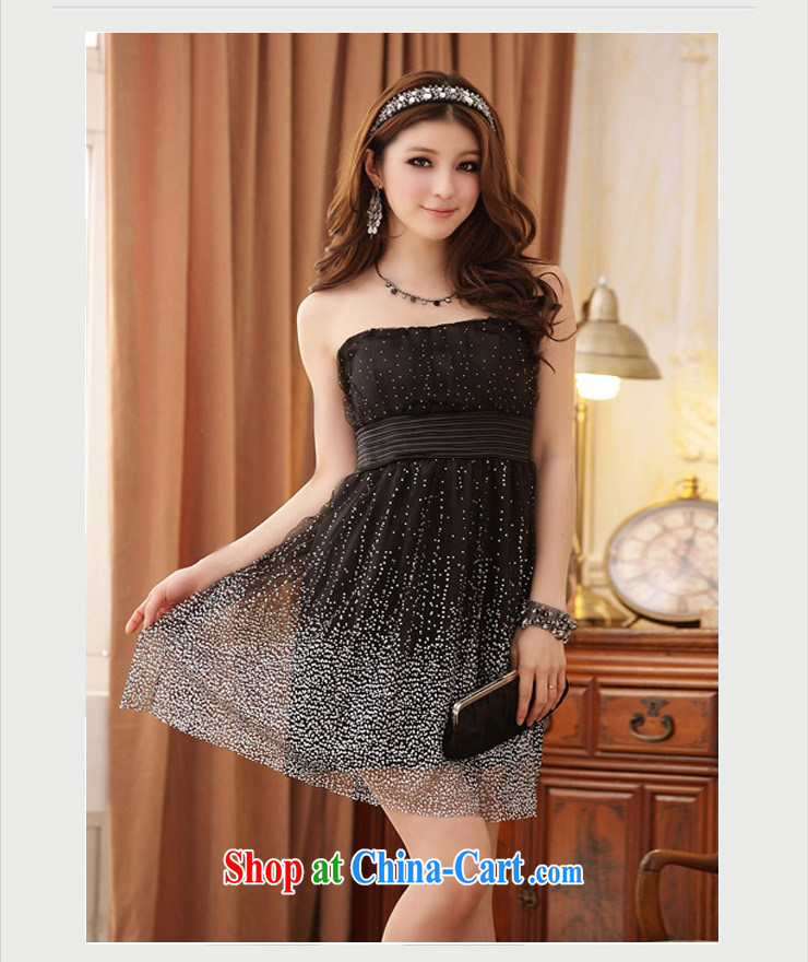 The heartrending Super Star Internet yarn small dress 2015 Korean version of the new, shorter, theatrical sister Princess Mary Magdalene by chest-waist dress dress 4284 black XXXL pictures, price, brand platters! Elections are good character, the national distribution, so why buy now enjoy more preferential! Health