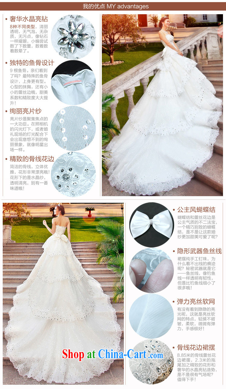 The bride's version of the greater tail wedding sweet wedding Deluxe Princess wedding New A M 955 pictures, price, brand platters! Elections are good character, the national distribution, so why buy now enjoy more preferential! Health