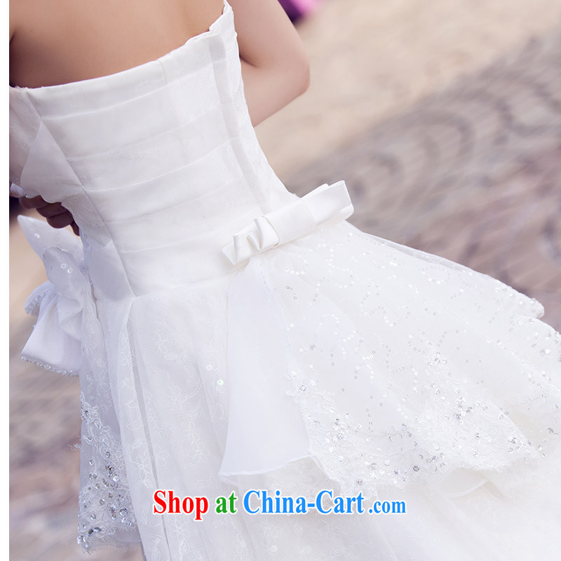 The bride Deluxe Big-tail Princess wedding wiped chest wedding 2015, 861 standard, L, the bride, shopping on the Internet