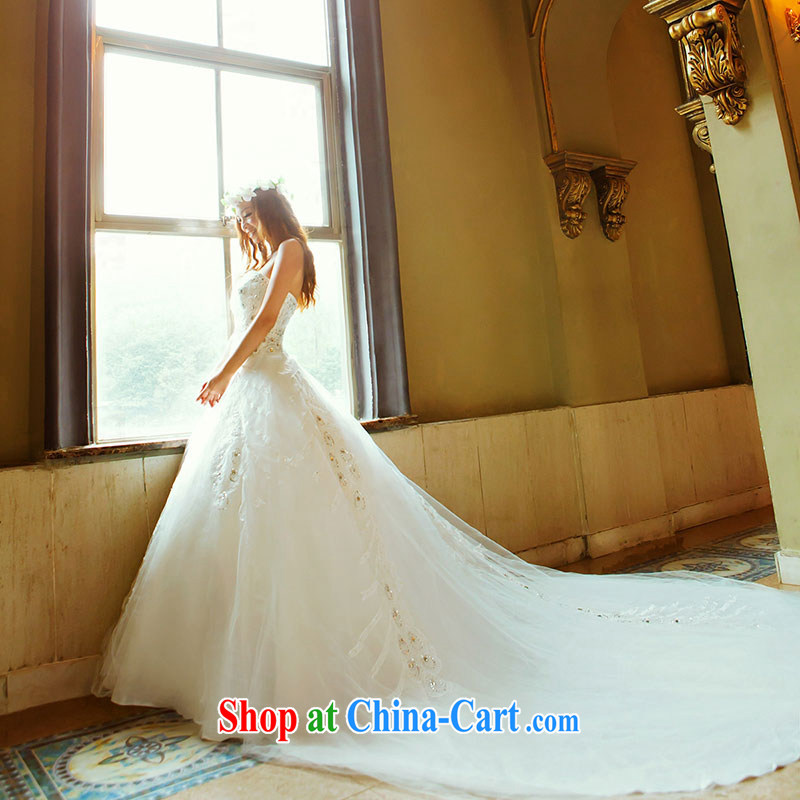The bride's wedding dresses Korean-style sweet Princess wedding dresses New Deluxe long-tail wedding 913 L, the bride, and, shopping on the Internet