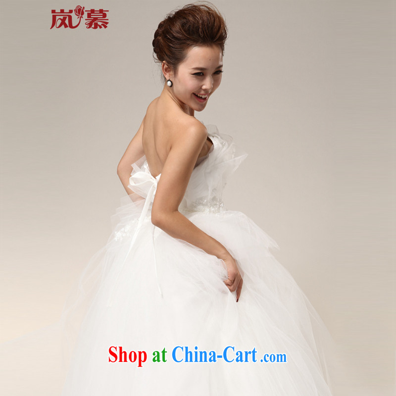 LAURELMARY sponsors the vera wang Wang Wei wipe version chest high waist pregnant women may also shaggy lace wedding 12 H 005 pure white (as shown) XL, sponsors, and shopping on the Internet