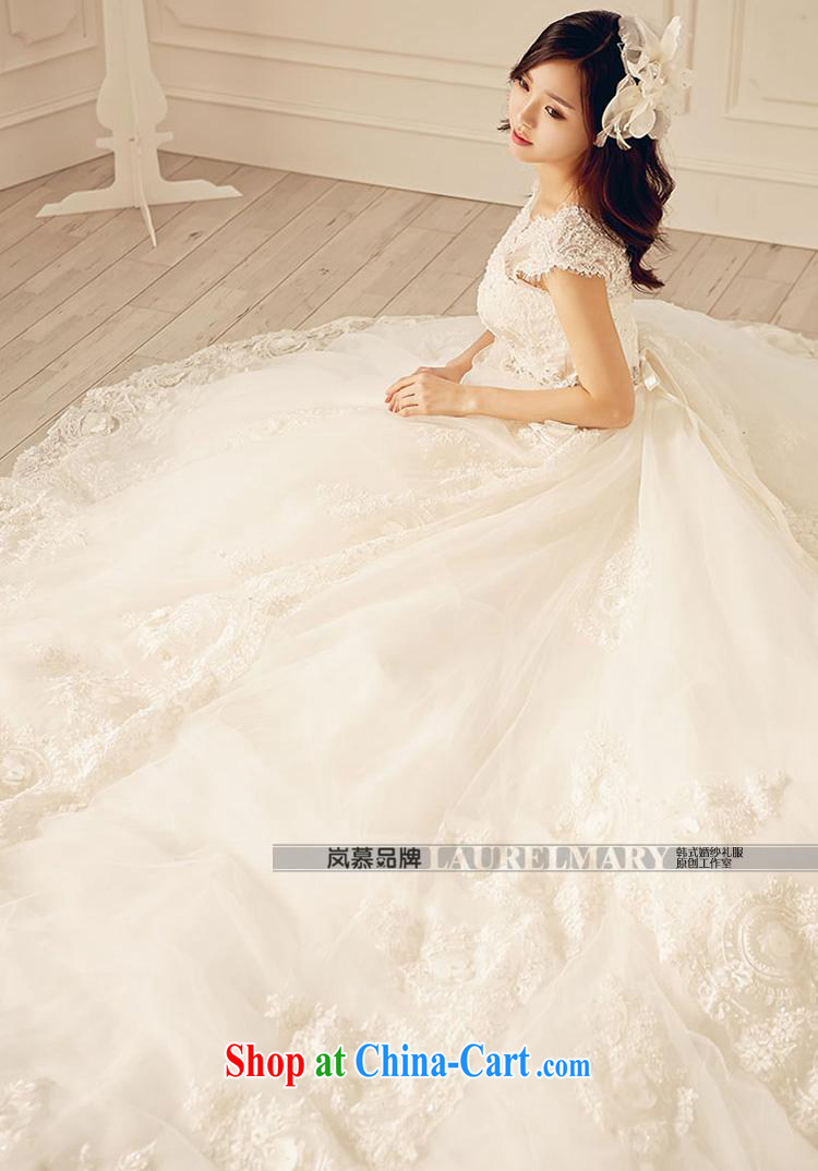 Its blossoms of spring 2015 new Korean field shoulder lace large tail bridal wedding dresses ivory white XL pictures, price, brand platters! Elections are good character, the national distribution, so why buy now enjoy more preferential! Health