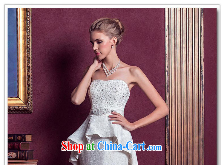 The bride's wedding dresses and elegant small tail wedding wiped chest lace wedding new 972 L pictures, price, brand platters! Elections are good character, the national distribution, so why buy now enjoy more preferential! Health