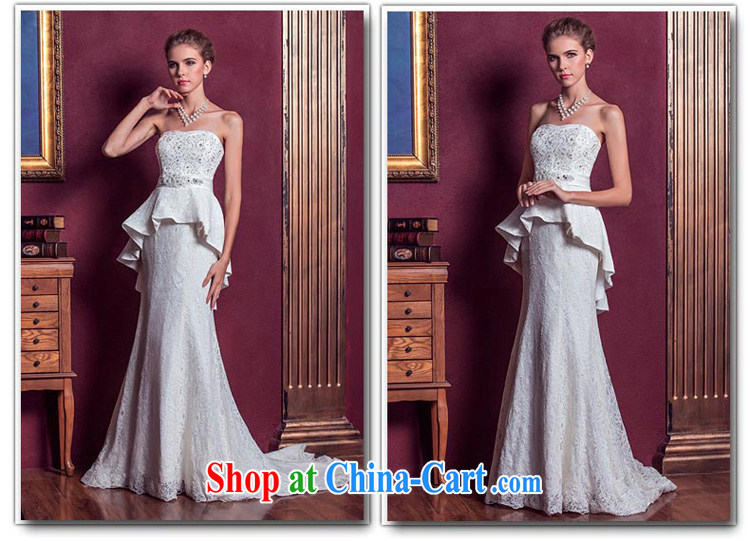 The bride's wedding dresses and elegant small tail wedding wiped chest lace wedding new 972 L pictures, price, brand platters! Elections are good character, the national distribution, so why buy now enjoy more preferential! Health