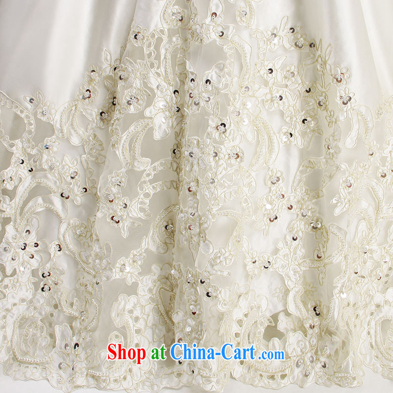 Full court in Europe and America, antique wood drill custom wedding dresses wiped his chest Royal hotel-tail 2015 new S 1282 tail 100 CM tailored to full Chamber-fang, shopping on the Internet