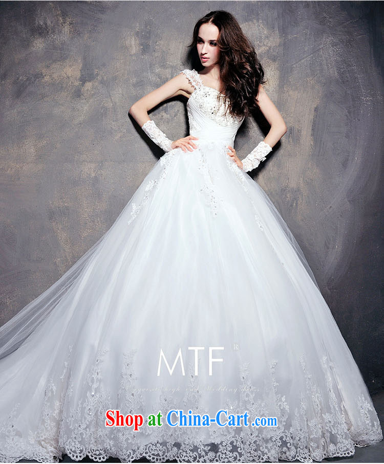 Garden professional high quality wedding dresses custom tail tied with a shoulder wedding dress, Japan, and South Korea wedding dresses 2015 spring and summer new S 619 tail 60 CM tailored pictures, price, brand platters! Elections are good character, the national distribution, so why buy now enjoy more preferential! Health