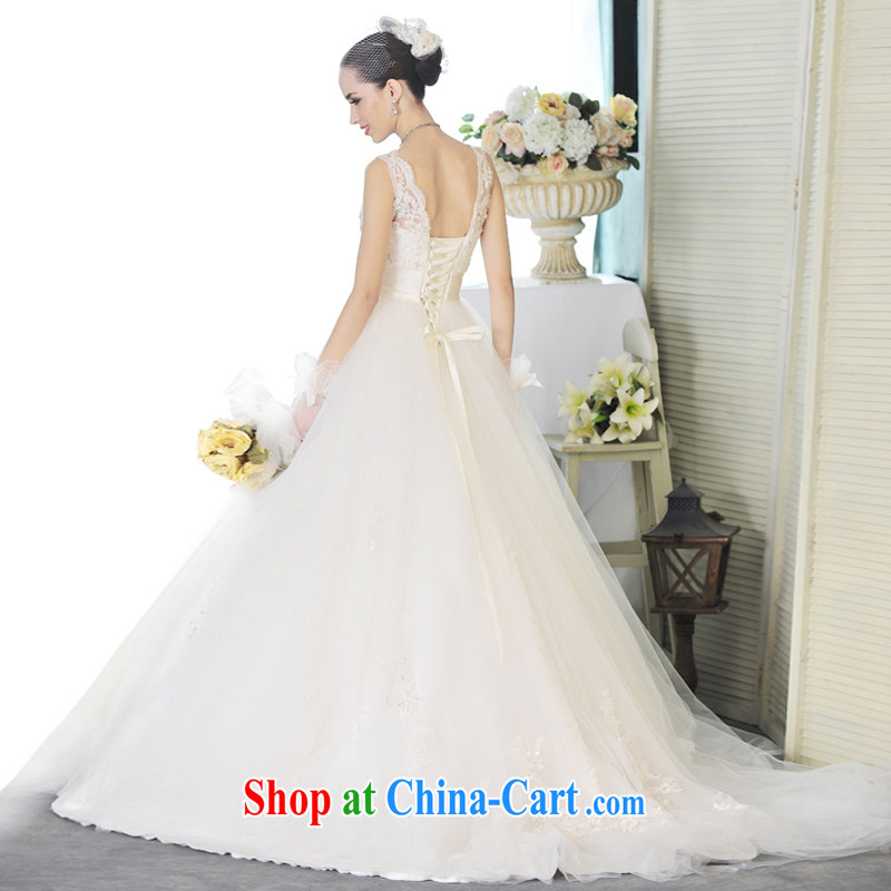 Full court, high quality custom diamond jewelry Korean long-tail wedding dresses 2015 new S 1260 tail 100 CM tailored, garden, and, on-line shopping