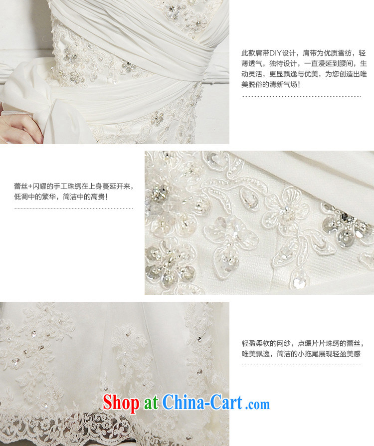 Garden/MTF 2015 new S 1285 elegant lace-tail end crowsfoot bridal wedding ivory tail 50CM tailor pictures, price, brand platters! Elections are good character, the national distribution, so why buy now enjoy more preferential! Health