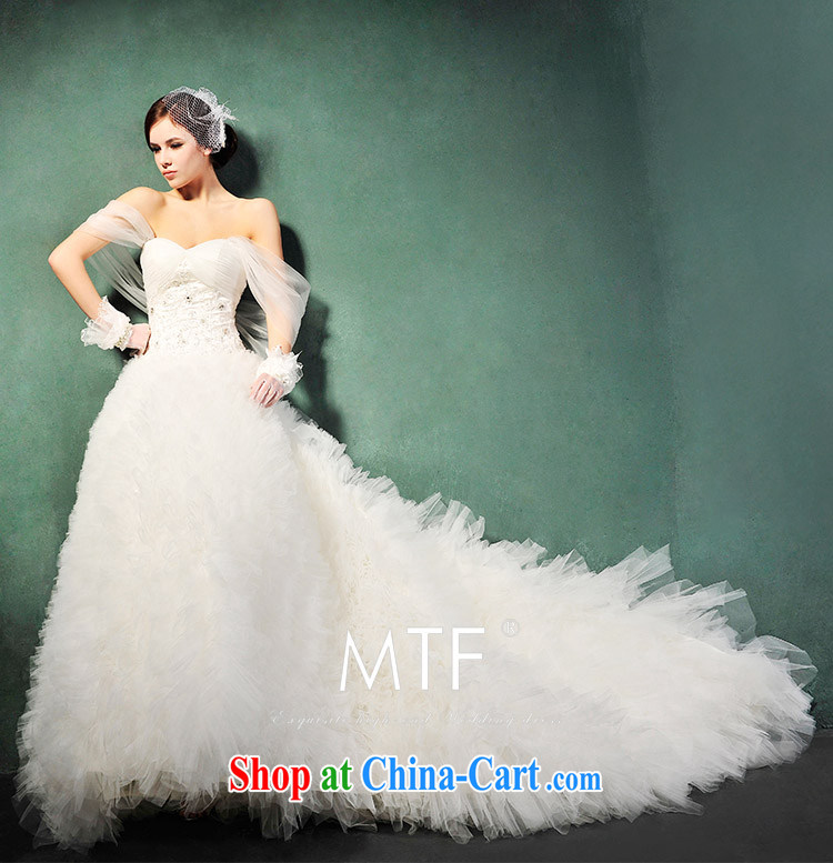 2015 new Tung-hsuan, The Korean winter Princess Mary Magdalene sweet chest strap tail wedding dresses S 609 tail 100 CM tailored pictures, price, brand platters! Elections are good character, the national distribution, so why buy now enjoy more preferential! Health