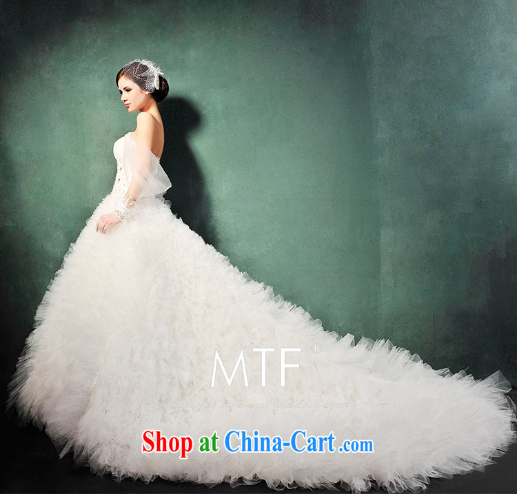 2015 new Tung-hsuan, The Korean winter Princess Mary Magdalene sweet chest strap tail wedding dresses S 609 tail 100 CM tailored pictures, price, brand platters! Elections are good character, the national distribution, so why buy now enjoy more preferential! Health