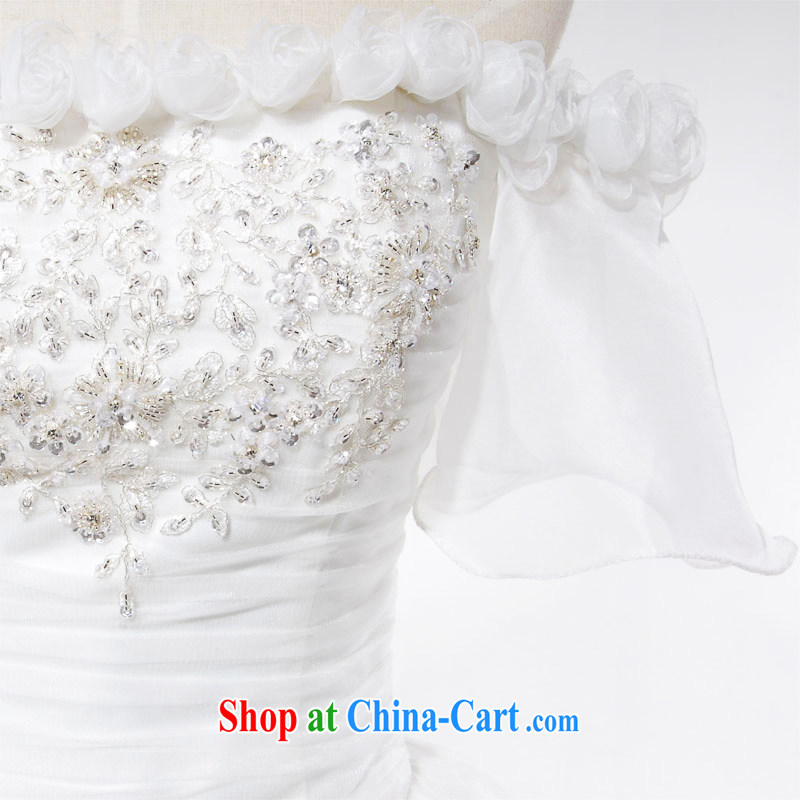 2015 New Field shoulder Korean wedding dresses with stars, with sweet Princess wedding S 620 with, tailor, garden, shopping on the Internet