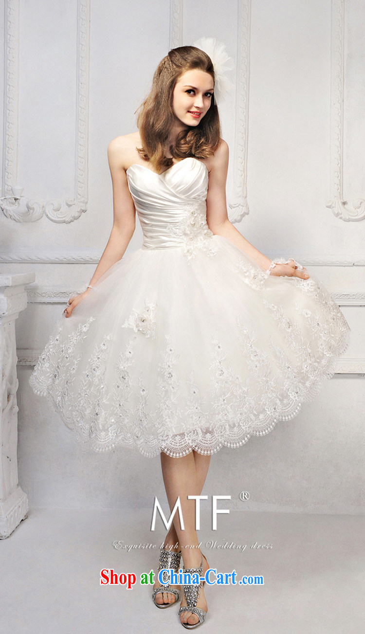 2015 new garden/MTF Korean short Princess shaggy dress wiped chest lace wedding dresses S 623 ivory tailored pictures, price, brand platters! Elections are good character, the national distribution, so why buy now enjoy more preferential! Health
