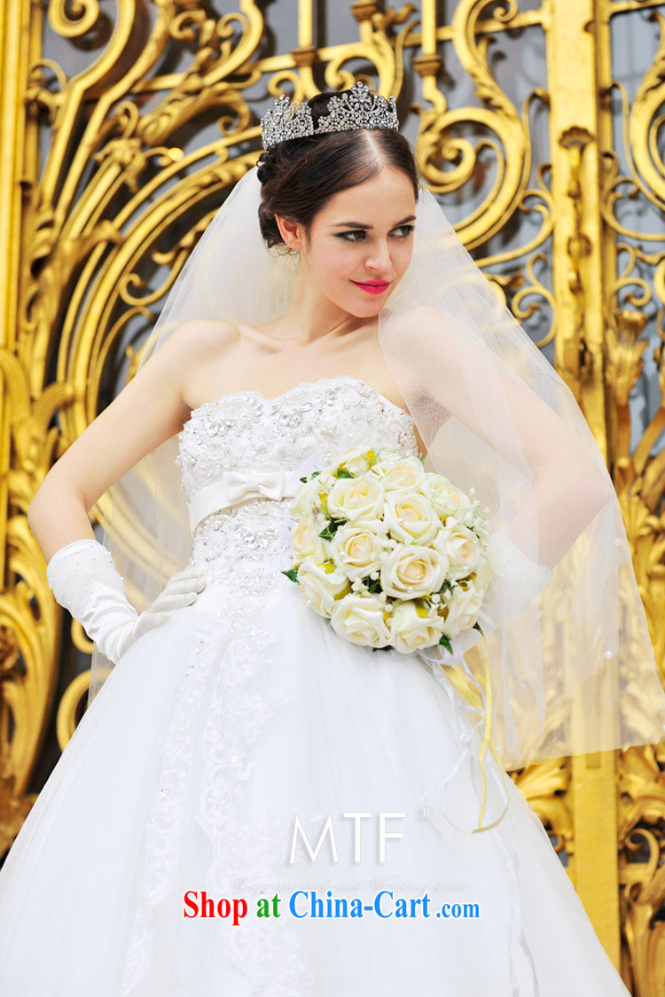 2015 Paris site wedding dresses elegant bare chest sweet strap Princess tail wedding s 1295 ivory tail 50CM tailor pictures, price, brand platters! Elections are good character, the national distribution, so why buy now enjoy more preferential! Health