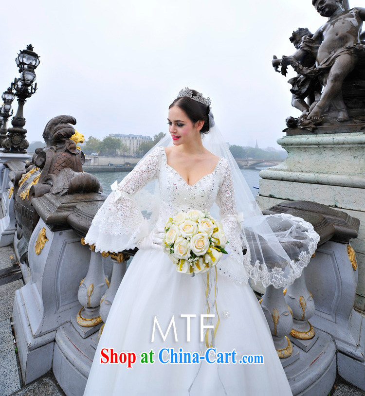 2015 new wedding dresses garden/MTF long-sleeved retro sexy back exposed tail Princess wedding s 1293 ivory tailored pictures, price, brand platters! Elections are good character, the national distribution, so why buy now enjoy more preferential! Health