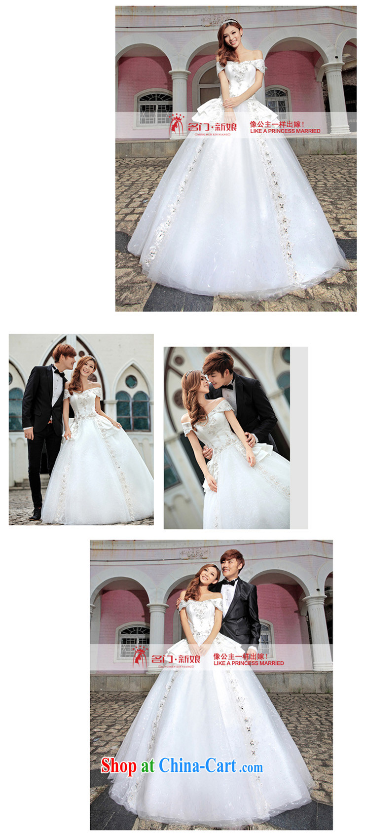 The bride's wedding dresses Princess wedding, a shoulder with wedding 952 L pictures, price, brand platters! Elections are good character, the national distribution, so why buy now enjoy more preferential! Health