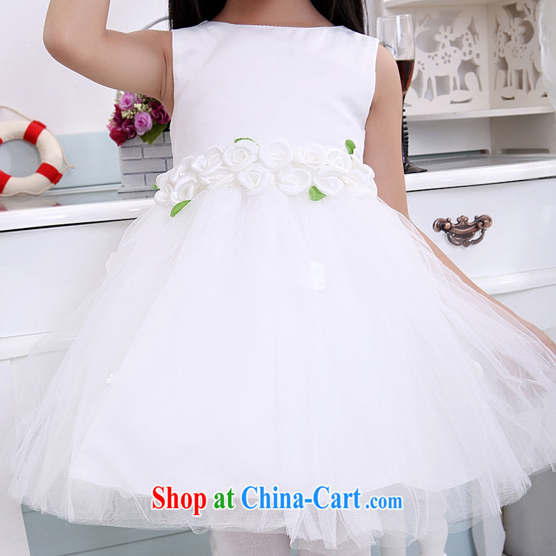 Moon 珪 guijin dresses children show children serving dance uniforms cygnets shaggy dress T07m White 10, scheduled 3 Days from Suzhou shipping, 珪 Keun (guijin), online shopping