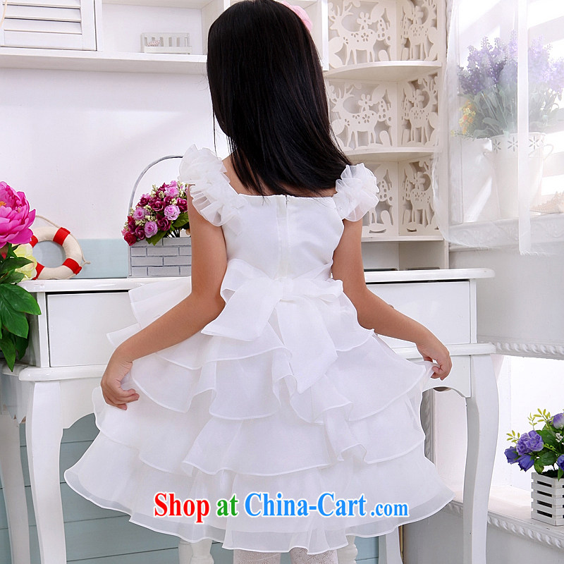 Moon 珪 guijin dresses children show children serving dance clothes shoulders Princess dress T08m White 10, scheduled 3 Days from Suzhou shipping, 珪 Keun (guijin), and, on-line shopping