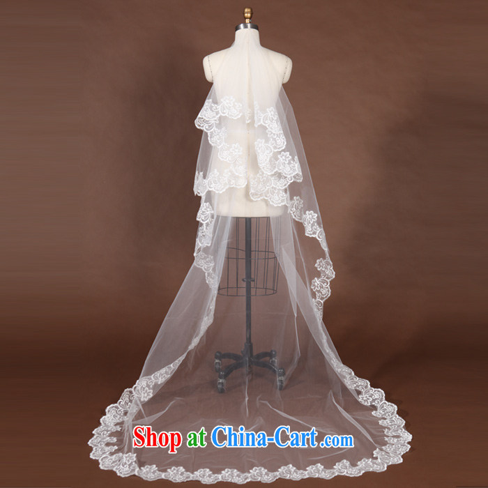 A yarn wedding dresses 2015 new Korean lace lace and the yarn tail bridal head yarn white 3M pictures, price, brand platters! Elections are good character, the national distribution, so why buy now enjoy more preferential! Health