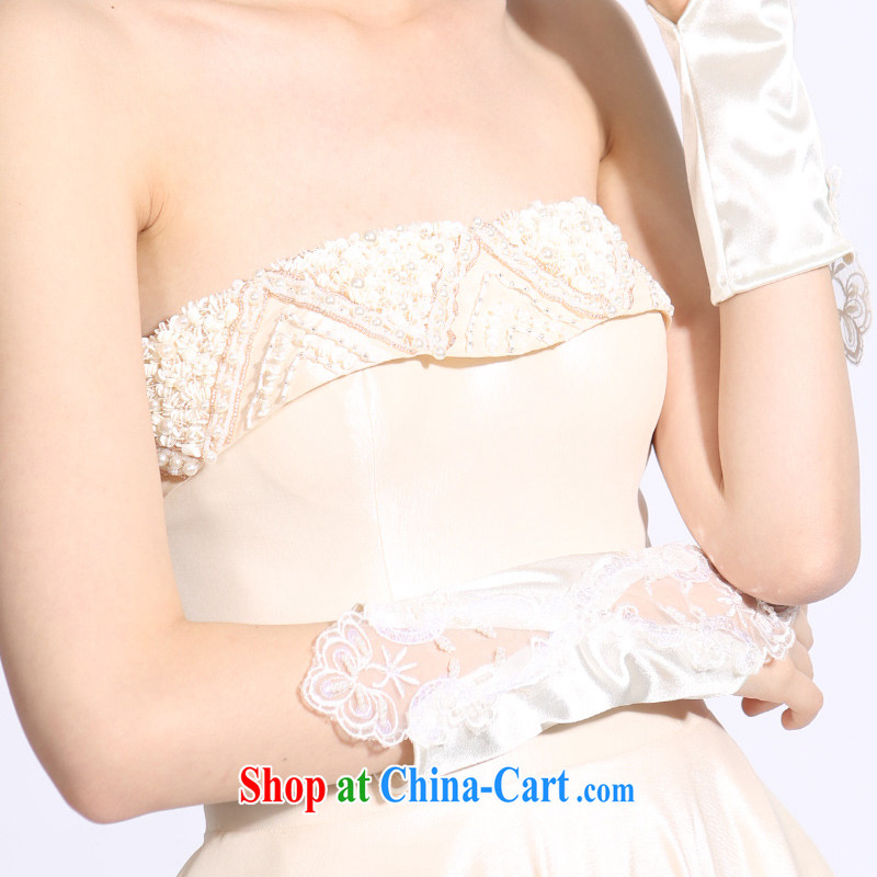 A yarn wedding dresses lace Satin long-sleeved bridal gloves wedding decor 0001 white satin mittens, a yarn, shopping on the Internet