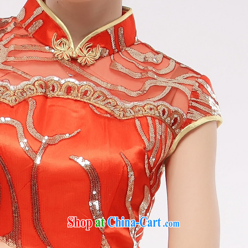 Slim li know that 2014 new wedding dress bridal dresses with red, genuine long marriage dresses skirts QT 22 red XL, slim Li (Q . LIZHI), online shopping
