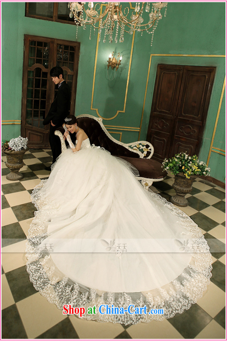 Mrs Alexa Lam go scot marriages wedding dresses 2013 the latest Korean wiped chest Deluxe drill long-tail wedding flowers tied with embroidered white 14,881 white L pictures, price, brand platters! Elections are good character, the national distribution, so why buy now enjoy more preferential! Health