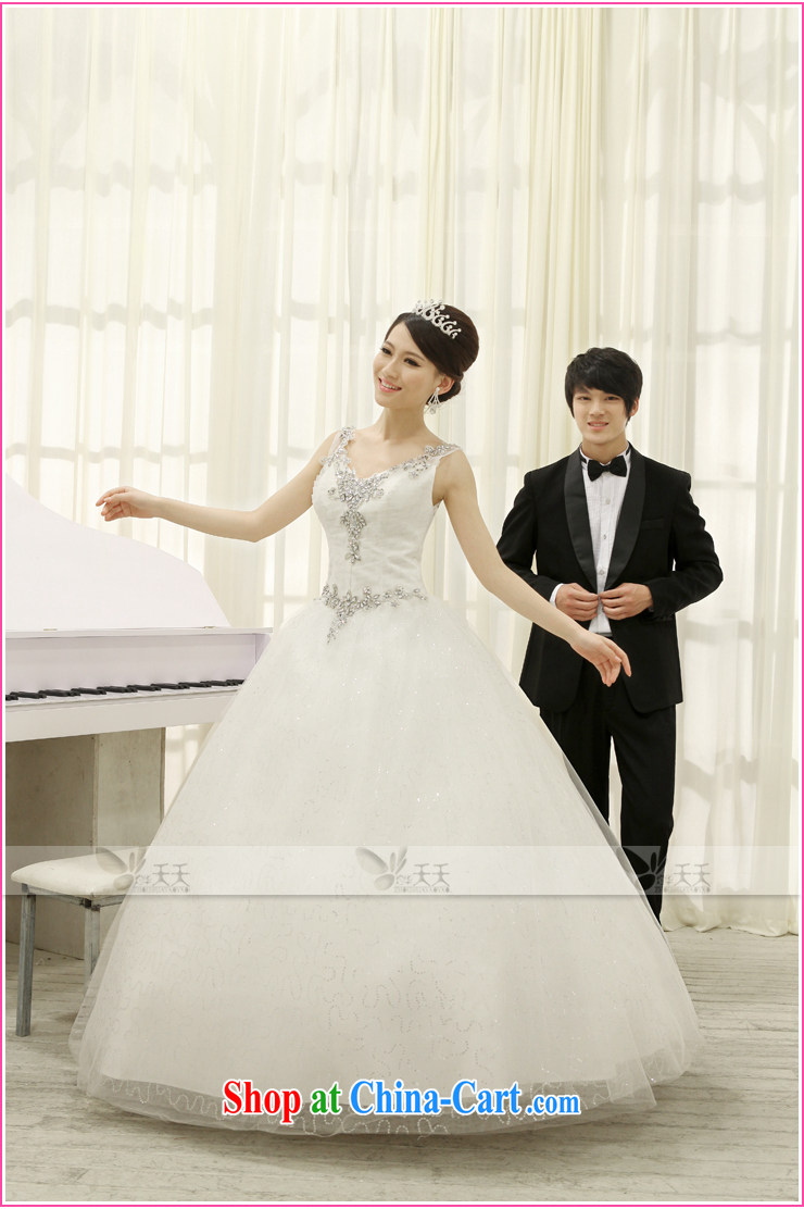 Mrs Alexa Lam go scot bridal wedding dresses 2013 the latest Korean Princess shoulders V collar Deluxe drill marriage wedding white strap with 28,182, white L pictures, price, brand platters! Elections are good character, the national distribution, so why buy now enjoy more preferential! Health