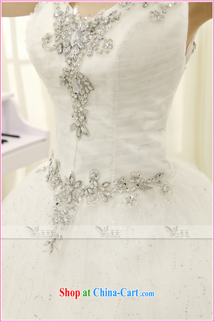 Mrs Alexa Lam go scot bridal wedding dresses 2013 the latest Korean Princess shoulders V collar Deluxe drill marriage wedding white strap with 28,182, white L pictures, price, brand platters! Elections are good character, the national distribution, so why buy now enjoy more preferential! Health