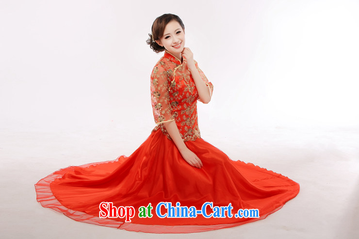 Slim li know bridal suite stylish outfit able to retro Chinese qipao wedding dress dress qipao Kit 2014 new QT 18 cuff not Openwork XXXL pictures, price, brand platters! Elections are good character, the national distribution, so why buy now enjoy more preferential! Health