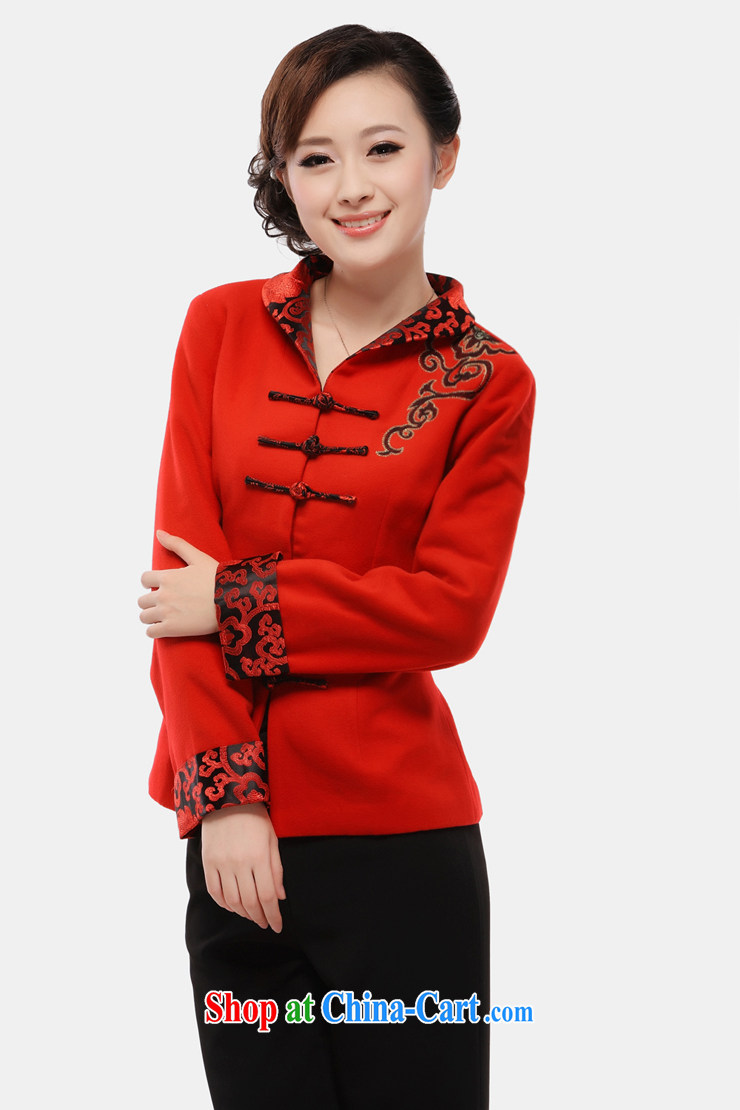 The slim li know as soon as possible, older women long-sleeved T-shirt stylish air quality MOM clothing New Tang jackets larger QW 8012/ () red XXXXXL pictures, price, brand platters! Elections are good character, the national distribution, so why buy now enjoy more preferential! Health