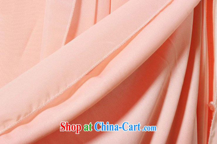 The Parting long Bow Tie bare chest dress 2015 Korean version of the new women banquet toast moderator small dress dresses 4442 orange pink XL pictures, price, brand platters! Elections are good character, the national distribution, so why buy now enjoy more preferential! Health