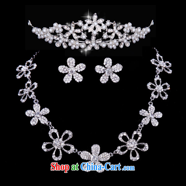 The bridal 3 Piece Set jewelry Korean-style bridal crown and ornaments Kit bridal headdress package marriage jewelry pictures, price, brand platters! Elections are good character, the national distribution, so why buy now enjoy more preferential! Health