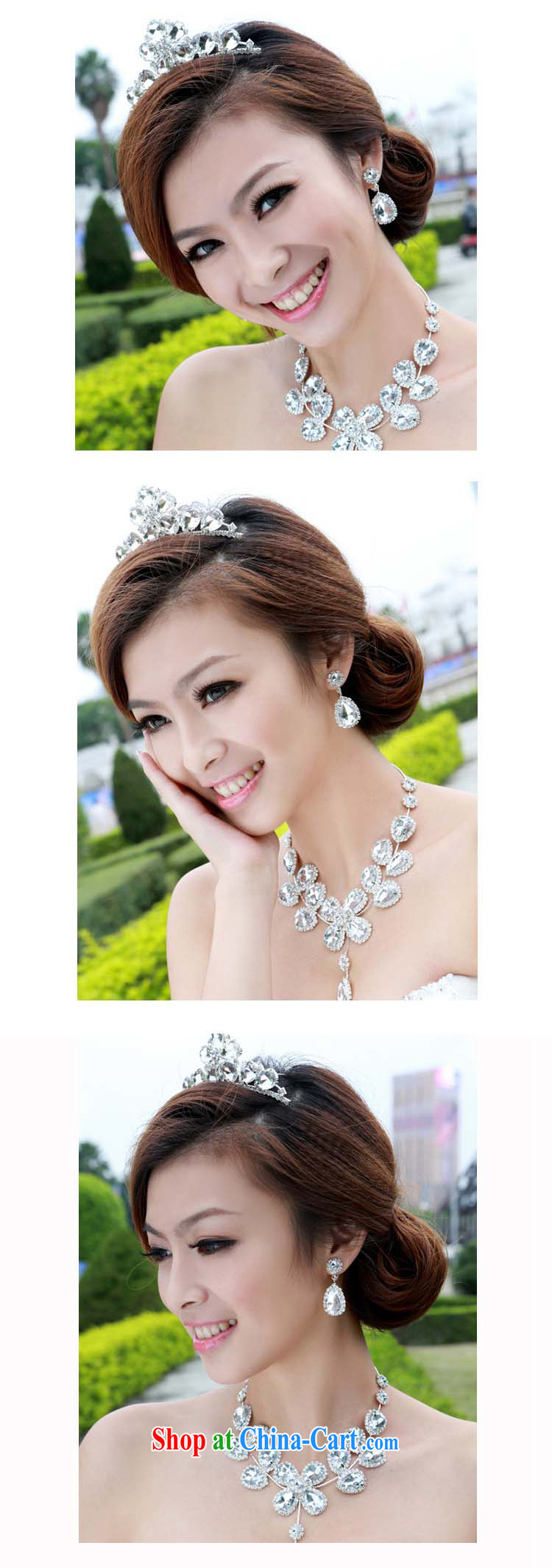The bride's luxury furnishings bridal jewelry wedding accessories lights diamond luxury 3 Piece Set 095 crown; 164 Kit link pictures, price, brand platters! Elections are good character, the national distribution, so why buy now enjoy more preferential! Health